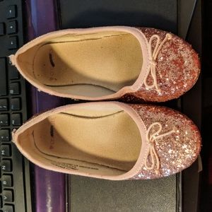 Crewcuts Glitter Ballet Flats